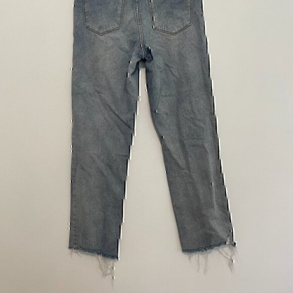 BLANK NYC BLANKNYC Madison High Rise Crop Jeans Light Wash Ripped High Waisted - Picture 12 of 12